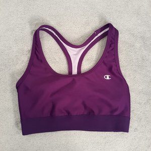 Champion Purple Medium Support Sports Bra S